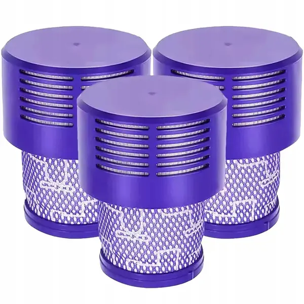 Filtru de aspirator NewEvo pentru Dyson, 3 bucati, compatibil cu aspiratorul Dyson V10 V11 V15 SV12, Lavabil, Violet