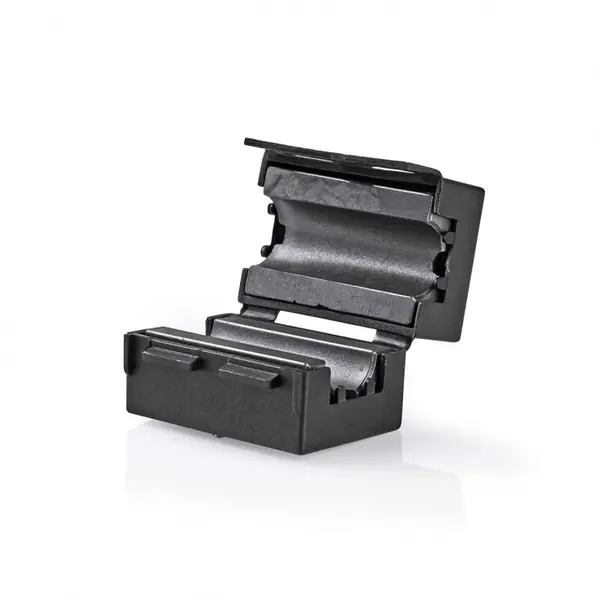 Filtru ferita pentru cablu cu diametru max 6.5mm, Nedis CVGB48914BK