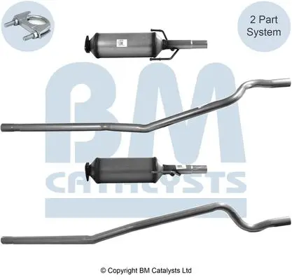 Filtru funingine/particule, sist.de esapament BM CATALYSTS BM11019