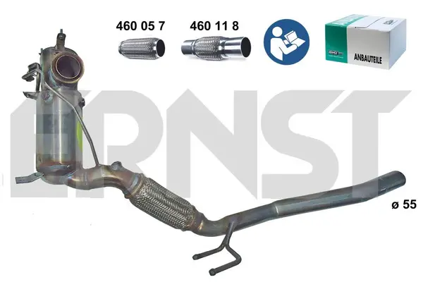 Filtru funingine/particule, sist.de esapament ERNST Set 920049