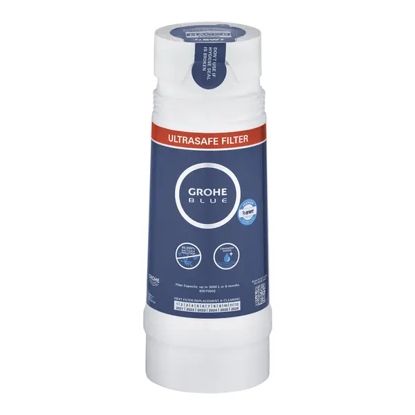 Filtru Grohe Blue Ultrasafe 40575002, capacitate 3000 L, Albastru