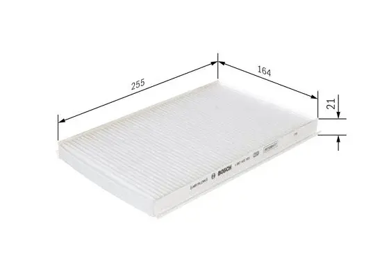 Filtru habitaclu BOSCH 1 987 432 183