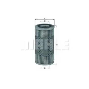 Filtru hidraulic, cutie de viteza automata MAHLE ORIGINAL OX 17D