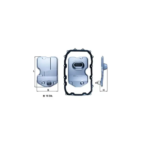 Filtru hidraulic, cutie de viteze automata MAHLE HX 160KIT