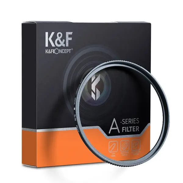 Filtru K&F Concept 72MM MC-UV, slim, cu strat verde multistrat, optică germană