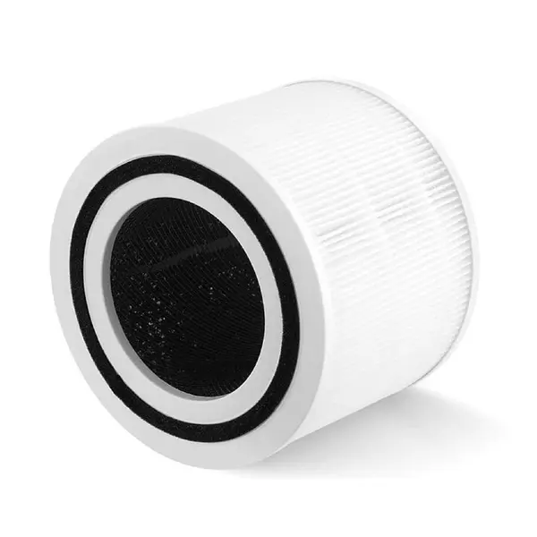 Filtru PAA-home compatibil cu purificatoarele de aer LEVOIT Core 300S, Core 300S-RF, 3 straturi: filtrul preliminar din nylon, filtrul true HEPA si fi