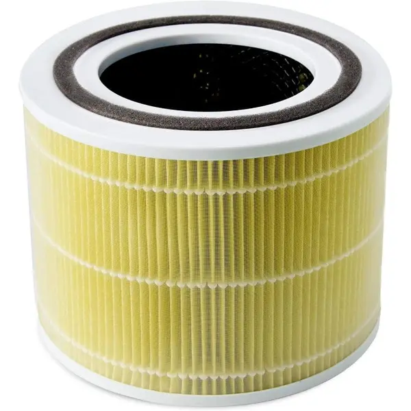 - Filtru purificator de aer LEVOIT Core 300 / Core 300S / Core P350, 3 in 1, Pre filtru, Filtru True HEPA, Filtru de Carbon activ, Anti Alergic, Galben