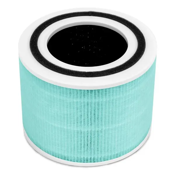 - Filtru purificator de aer Levoit Core 300 / Core P350, cu absorbtie a toxinelor, 3 in 1, Pre filtru, Filtru HEPA, Filtru de Carbon activ cu eficienta ridicata, Blue
