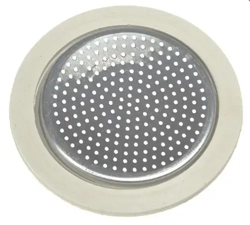 Filtru si garnitura de inlocuire pentru aparatul de cafea Moka Camry CR4415, original, aluminiu (Argintiu)