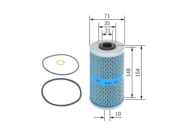 Filtru ulei BOSCH 1 457 429 616