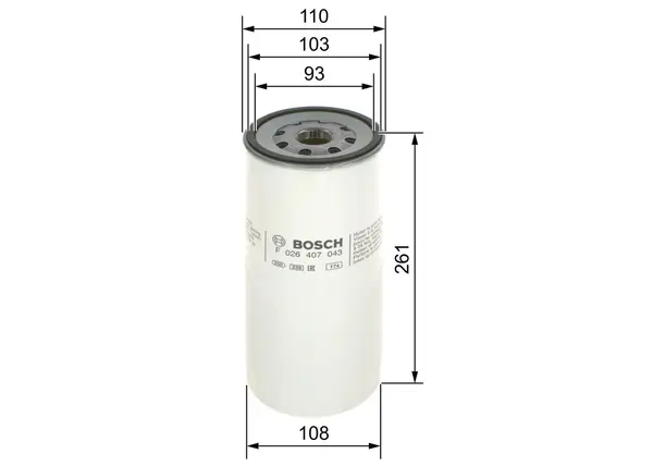 Filtru ulei BOSCH F 026 407 043