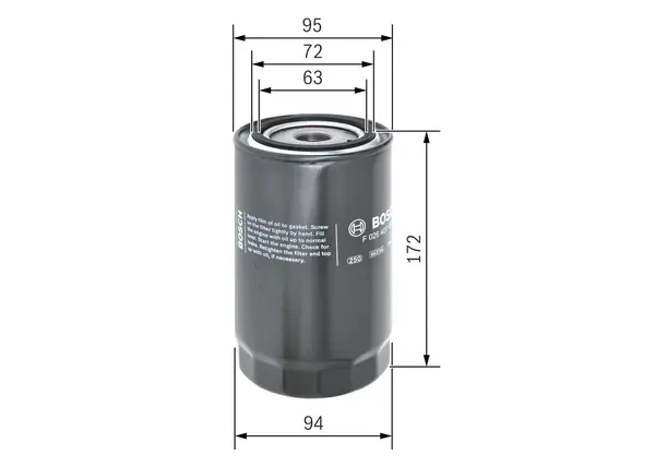 Filtru ulei BOSCH F 026 407 081