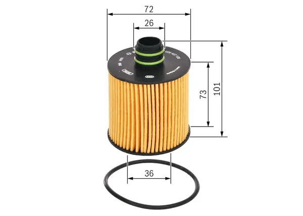 Filtru ulei BOSCH F 026 407 108