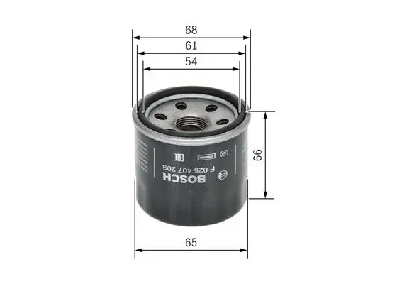 Filtru ulei BOSCH F 026 407 209