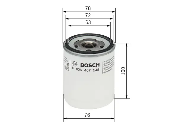 Filtru ulei BOSCH F 026 407 245