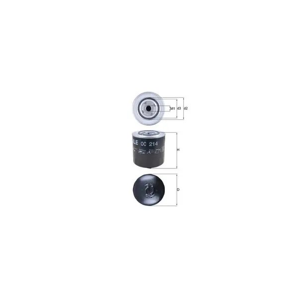 Filtru ulei MAHLE OC 214