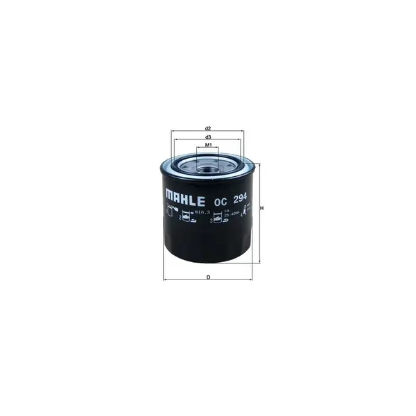 Filtru ulei MAHLE OC 294