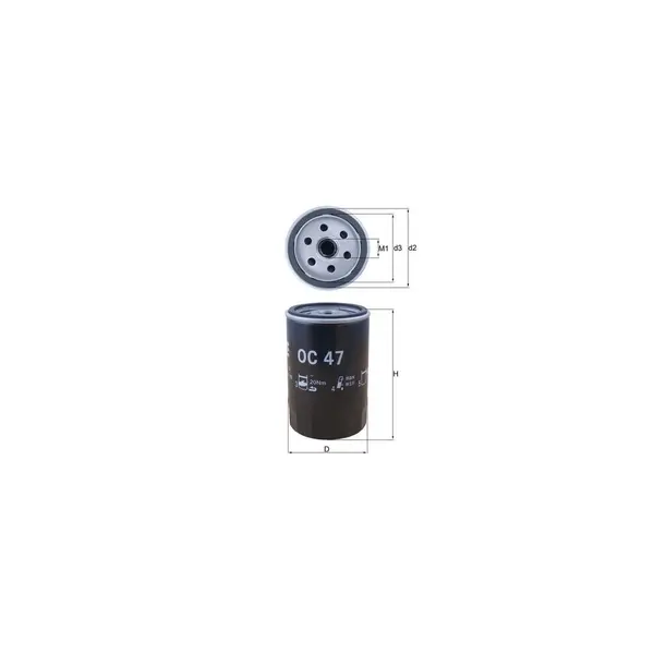Filtru ulei MAHLE OC 47