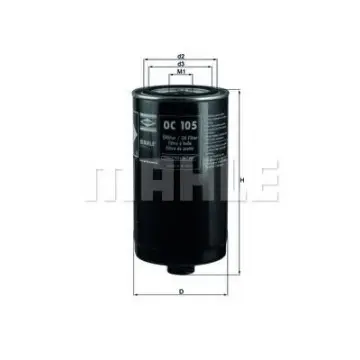 Filtru ulei MAHLE ORIGINAL OC 105