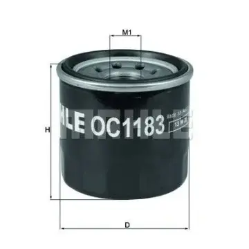 Filtru ulei MAHLE ORIGINAL OC 1183