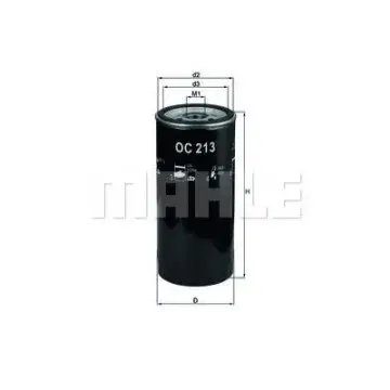 Filtru ulei MAHLE ORIGINAL OC 213