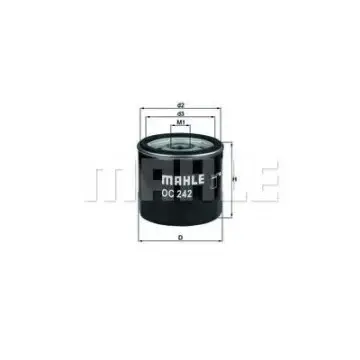 Filtru ulei MAHLE ORIGINAL OC 242