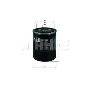 Filtru ulei MAHLE ORIGINAL OC 262