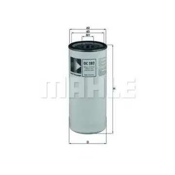 Filtru ulei MAHLE ORIGINAL OC 282