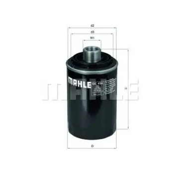 Filtru ulei MAHLE ORIGINAL OC 456