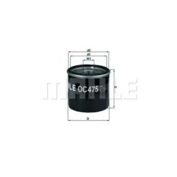 Filtru ulei MAHLE ORIGINAL OC 475