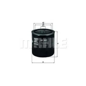 Filtru ulei MAHLE ORIGINAL OC 503