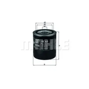 Filtru ulei MAHLE ORIGINAL OC 65