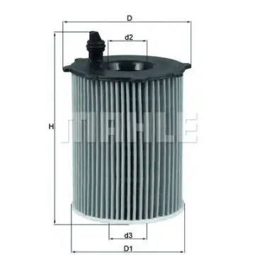 Filtru ulei MAHLE ORIGINAL OX 171 2D1