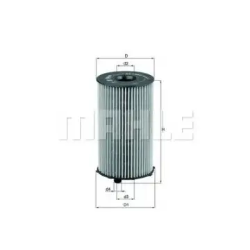 Filtru ulei MAHLE ORIGINAL OX 205 2D
