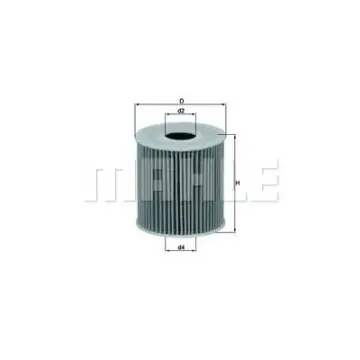 Filtru ulei MAHLE ORIGINAL OX 339 2D