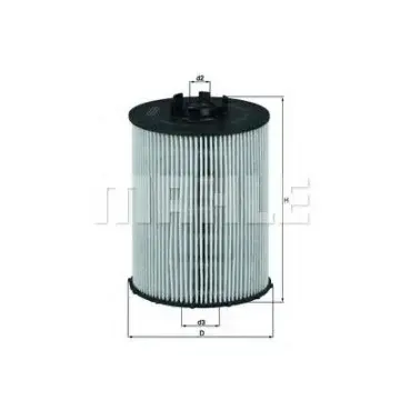 Filtru ulei MAHLE ORIGINAL OX 636D