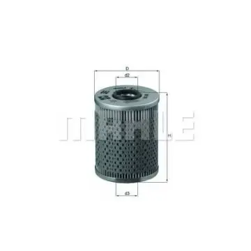 Filtru ulei MAHLE ORIGINAL OX 68D