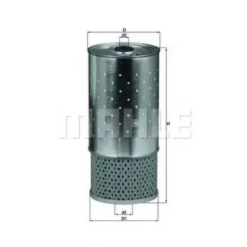 Filtru ulei MAHLE ORIGINAL OX 78D1