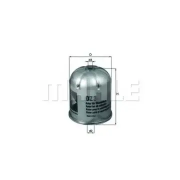 Filtru ulei MAHLE ORIGINAL OZ 3D