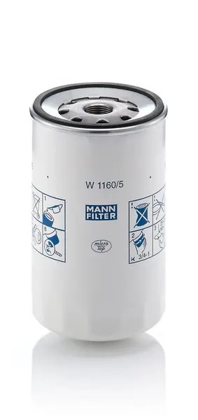 Filtru ulei MANN-FILTER W 1160/5