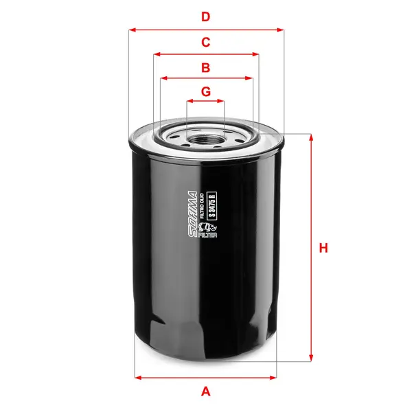 Filtru ulei SOFIMA S 3475 R