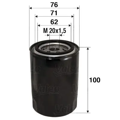 Filtru ulei VALEO 586012