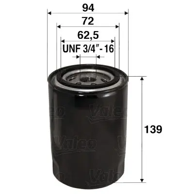 Filtru ulei VALEO 586015