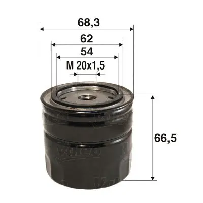 Filtru ulei VALEO 586033