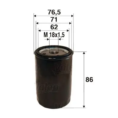 Filtru ulei VALEO 586058
