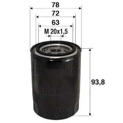 Filtru ulei VALEO 586080
