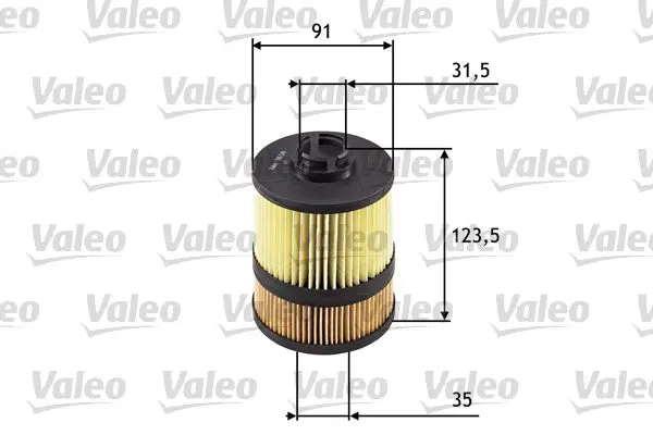 Filtru ulei VALEO 586549
