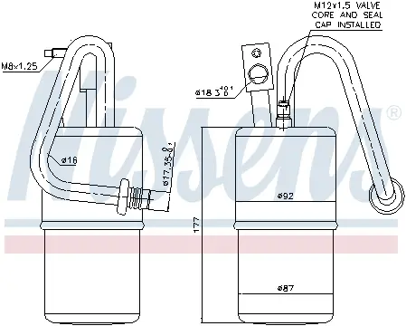 Filtru uscator AC JEEP CHEROKEE 2.5 4.0 intre 1984-2001