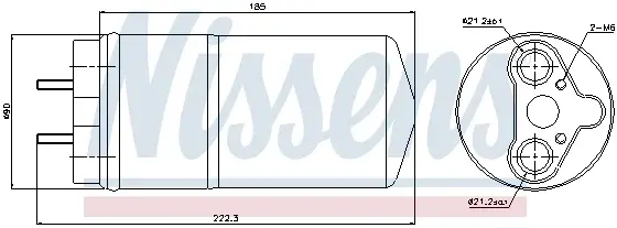 Filtru uscator AC NISSAN PRIMASTAR; OPEL VIVARO A; RENAULT TRAFIC II 1.9D-2.5D dupa 2001