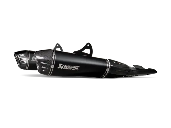 Finala din titan negru Akrapovic Black Suzuki GSX 1300 R Hayabusa 2021-2024